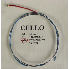Corda Violoncelo Cello Mauro Calixto Sol - Vermelho